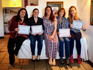 Group showing Reiki certifications